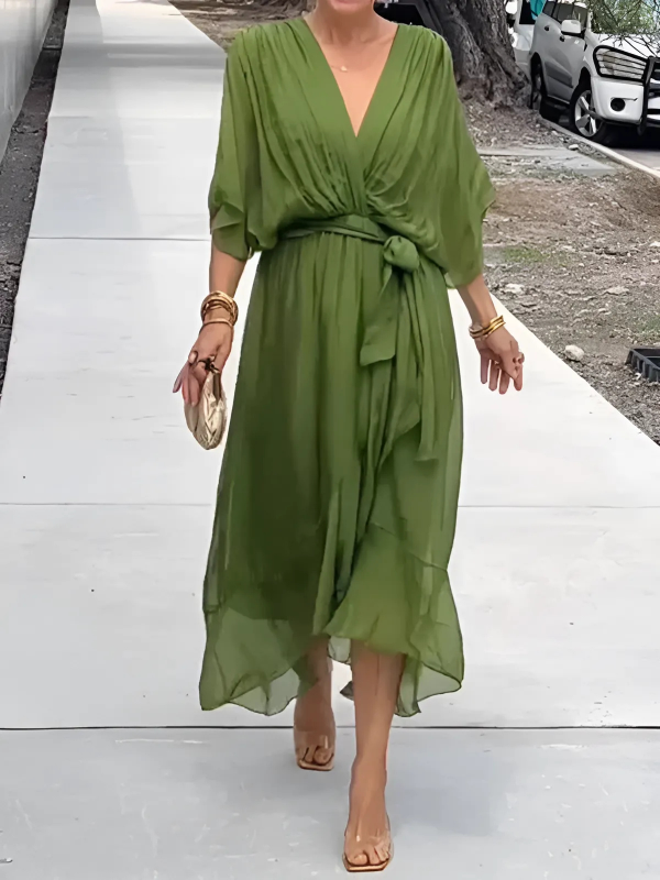 Seraphina | Timeless Wrap Midi Dress