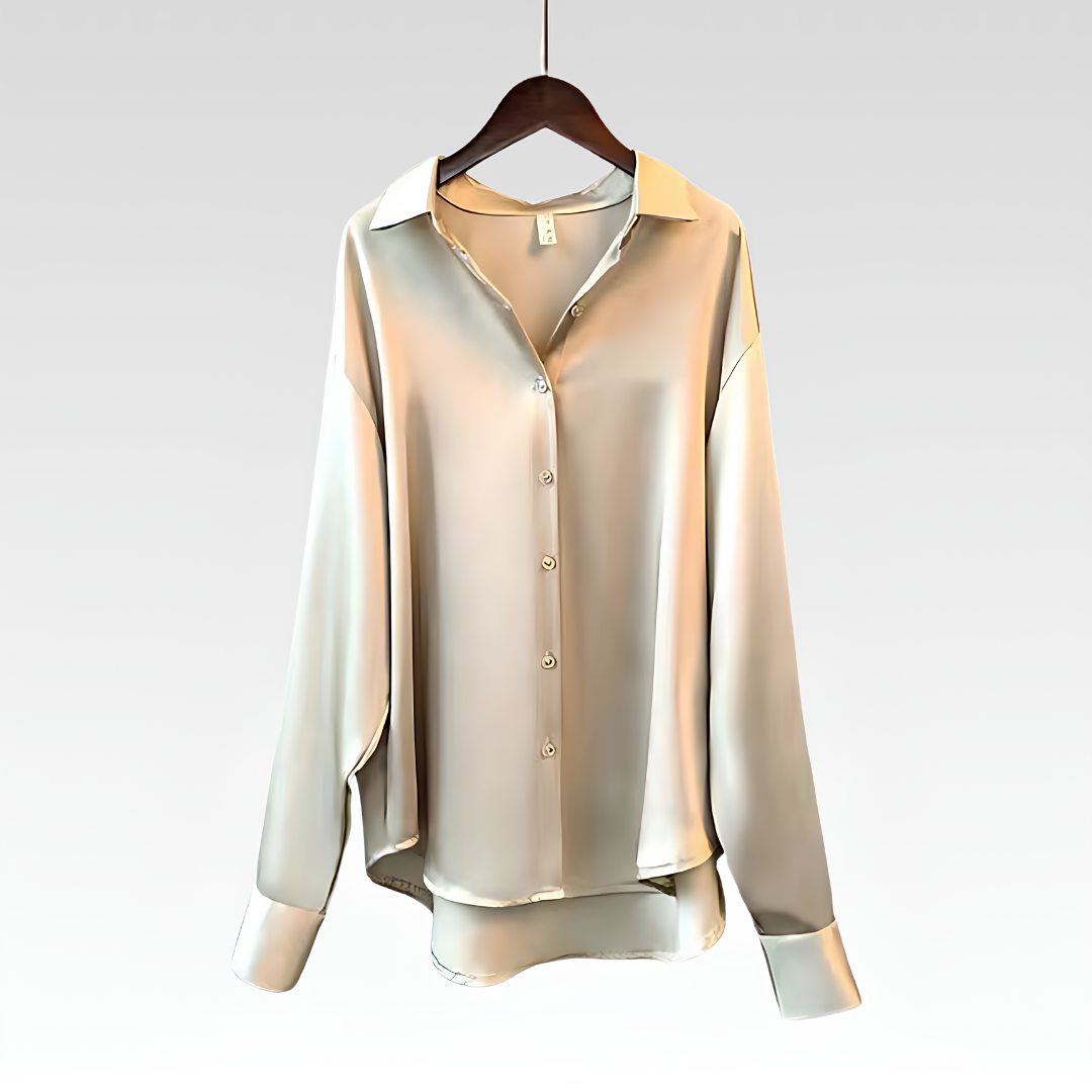 Satin shirt for women