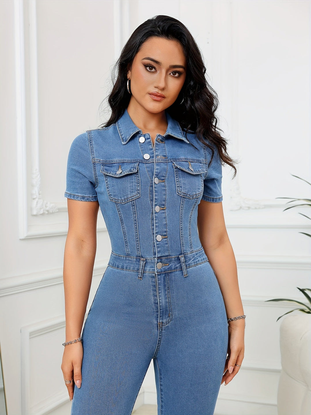 Mabel | Denim Jumpsuit