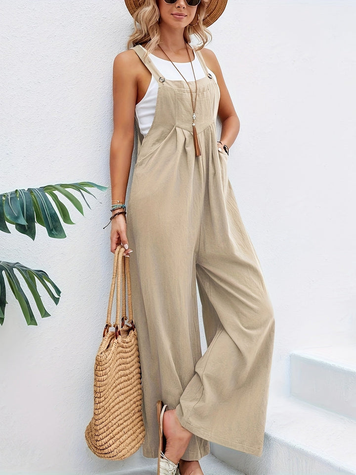 Olive | Sleeveless Jumpsuit