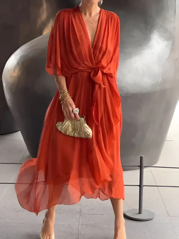 Seraphina | Timeless Wrap Midi Dress