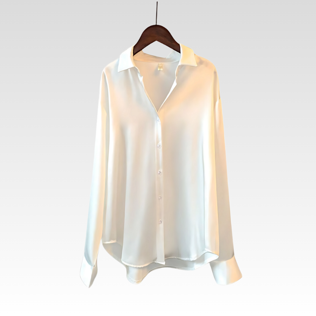 Satin shirt for women