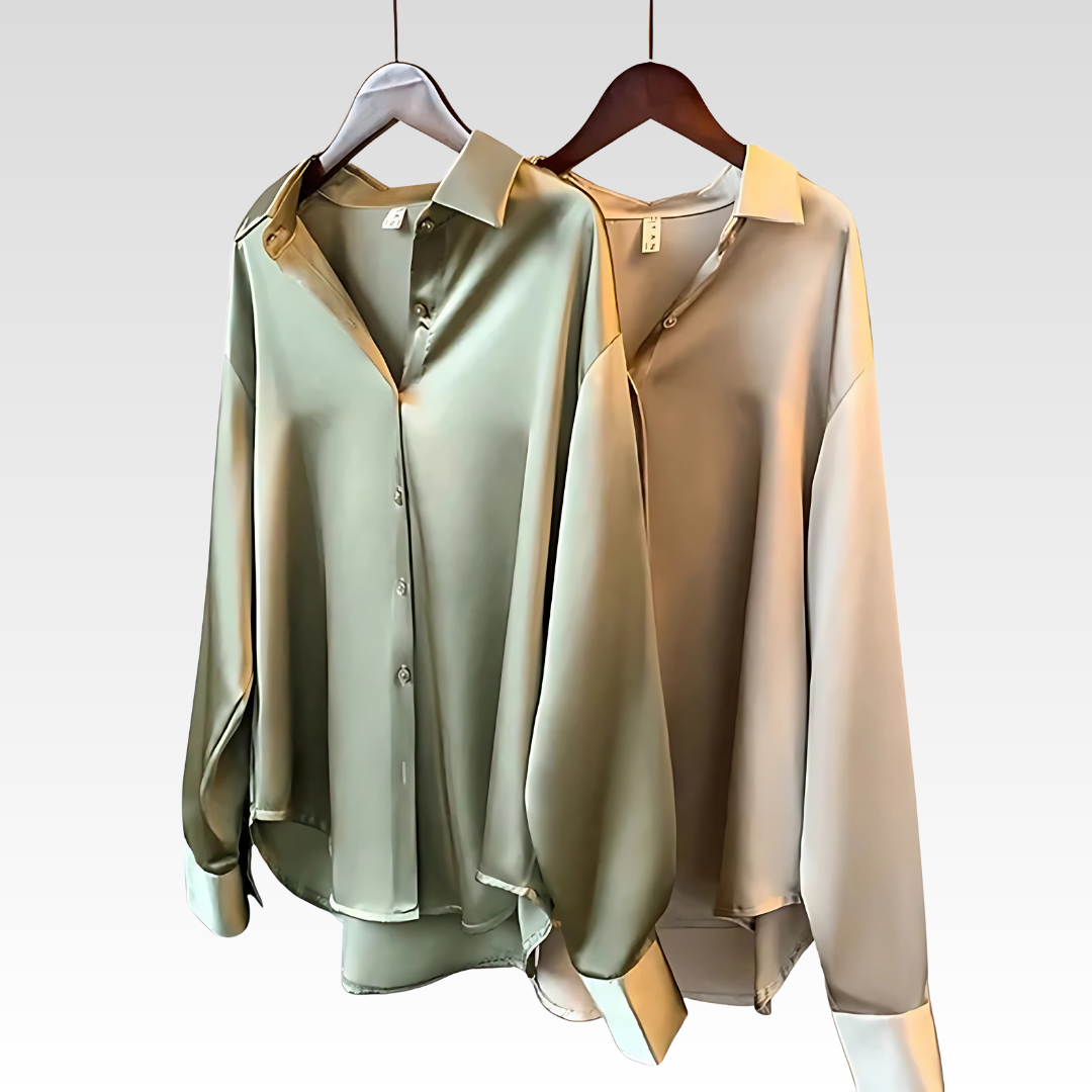 Satin shirt for women