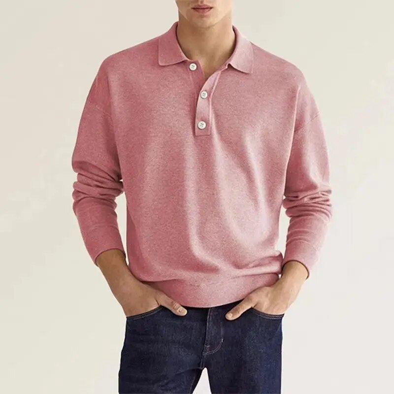 Bradley | Long Sleeved Polo Shirt