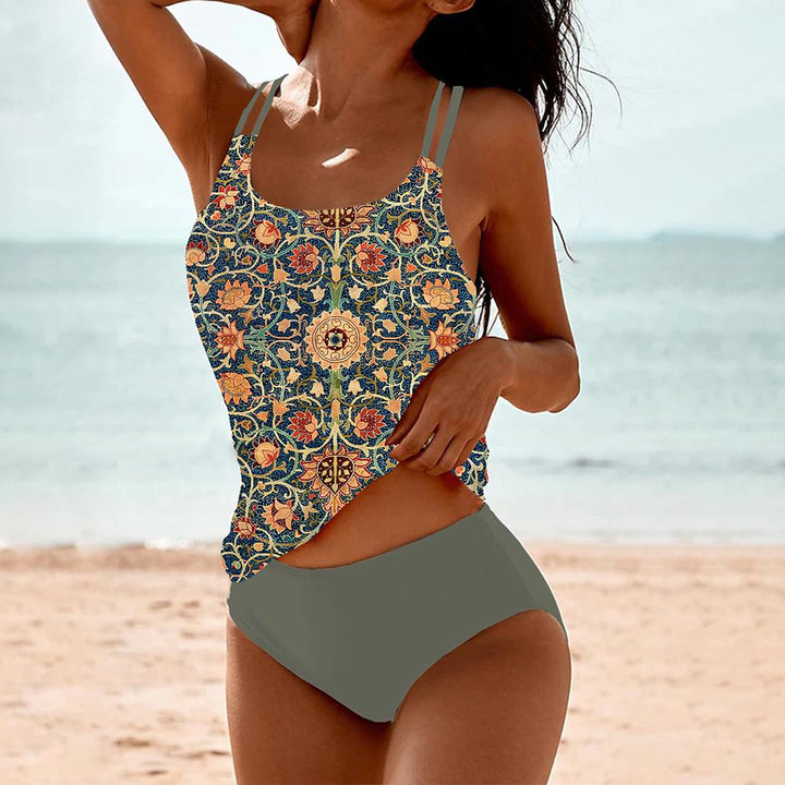 Celise | Floral Mosaic Swimsuit