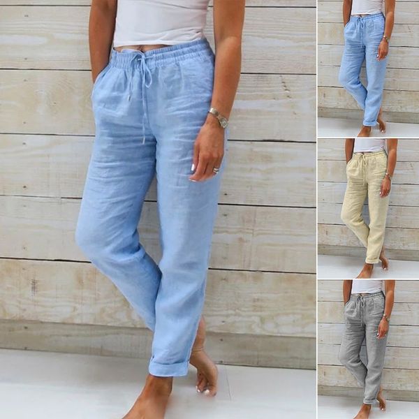 Monica | Cotton and Linen Trousers