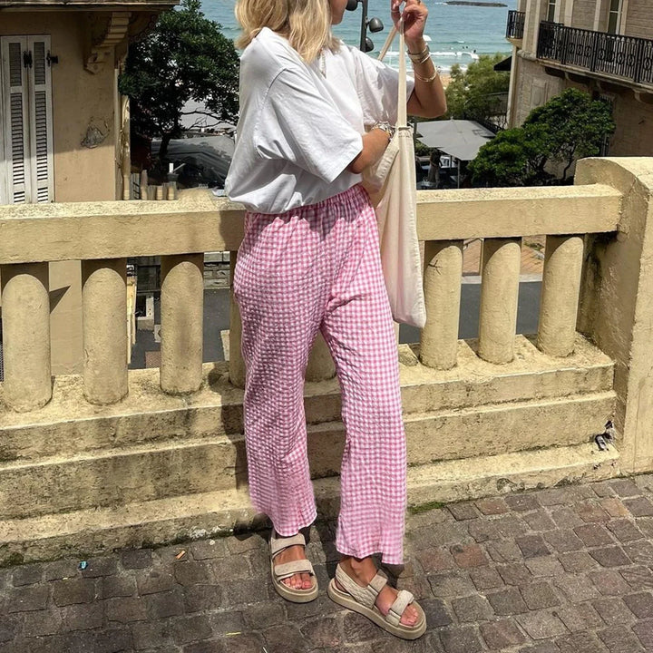 Suzie | High-waisted trousers with straight legs