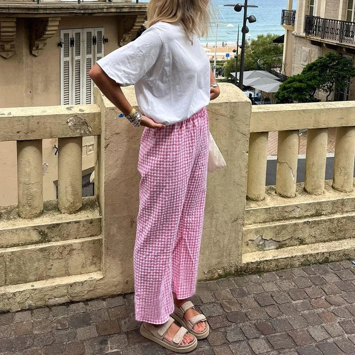 Suzie | High-waisted trousers with straight legs