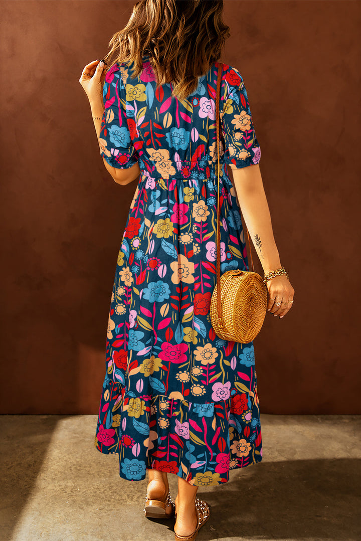 Alegri | Floral Pop Maxi Dress