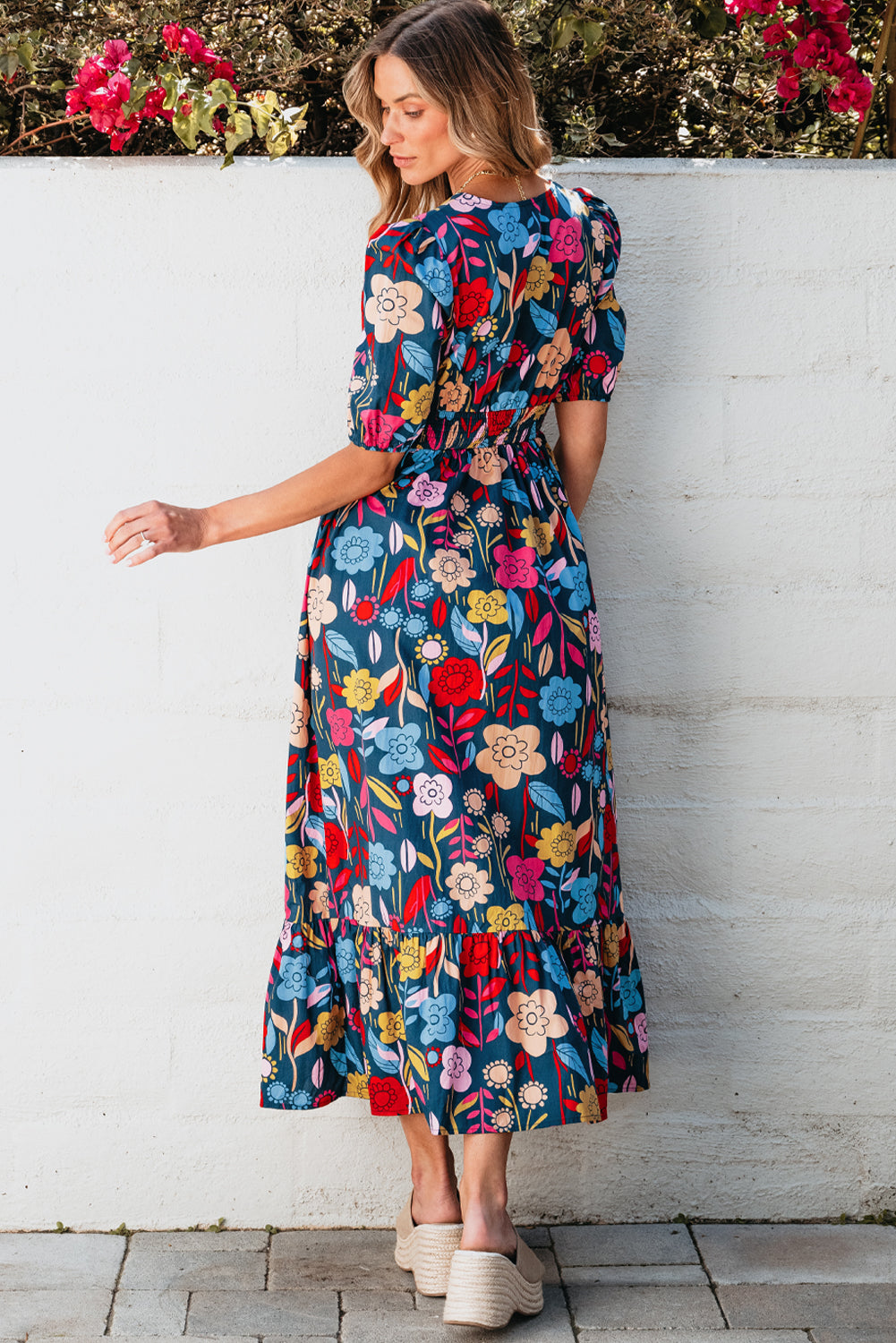 Alegri | Floral Pop Maxi Dress