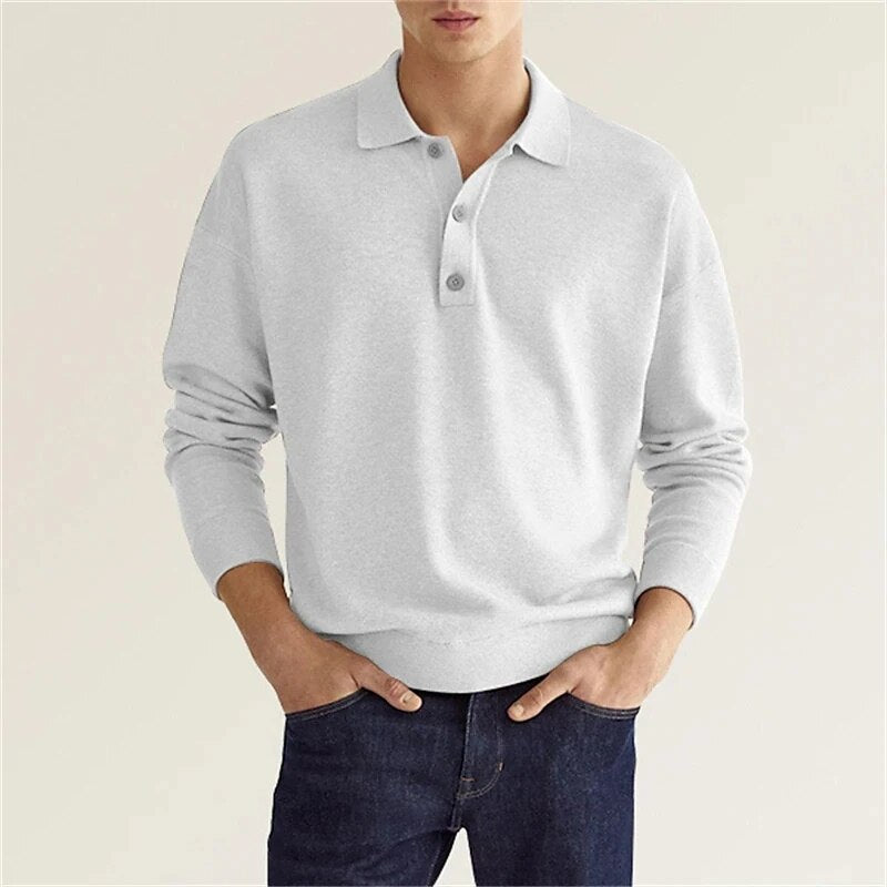 Bradley | Long Sleeved Polo Shirt