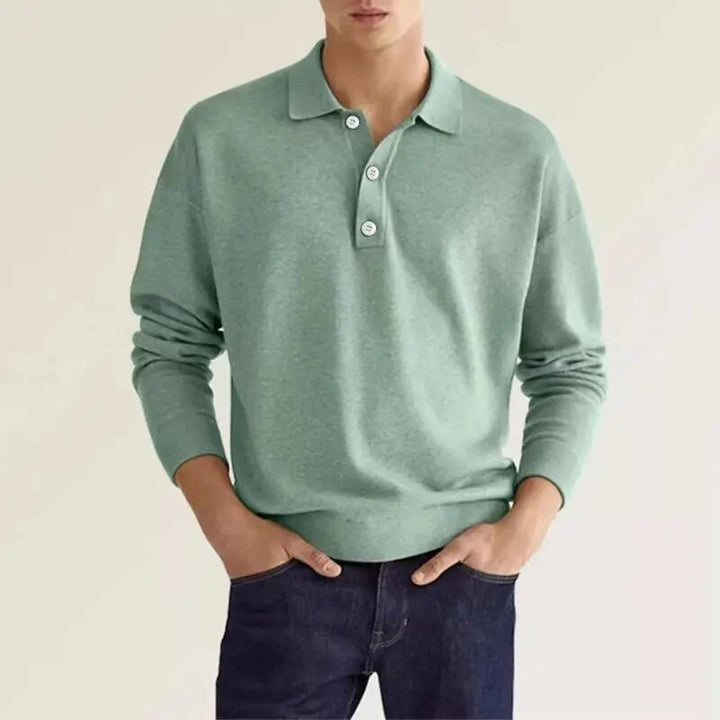 Bradley | Long Sleeved Polo Shirt