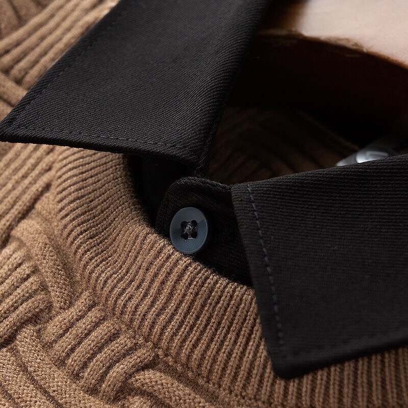 Finn | Elegant Polo Sweater