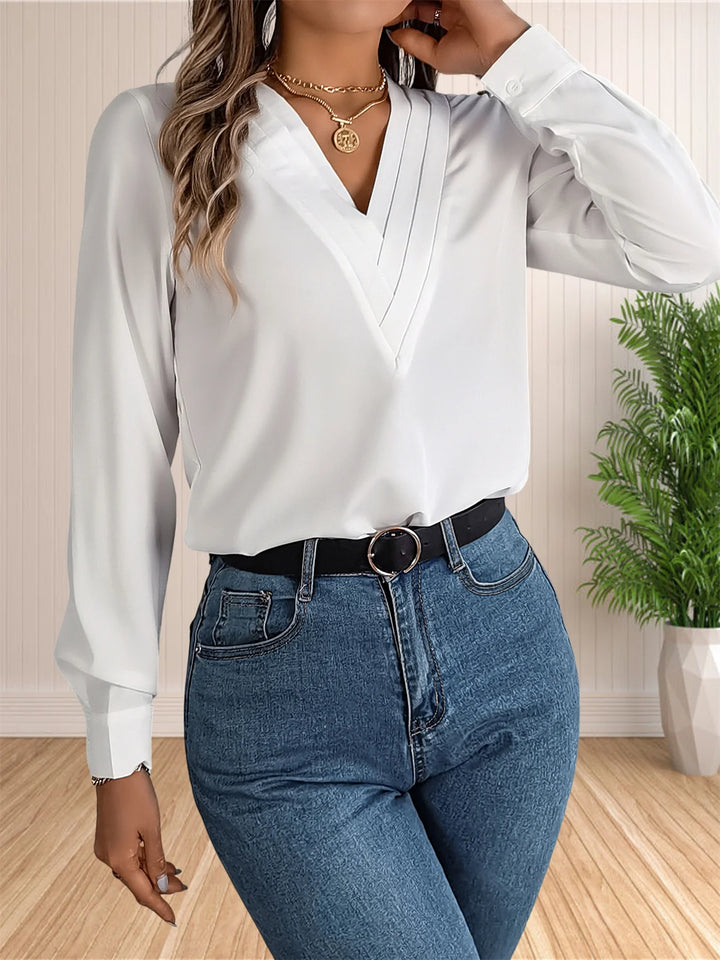 Pamela | Elegant Business Office Blouse