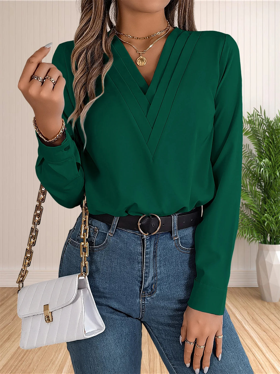 Pamela | Elegant Business Office Blouse