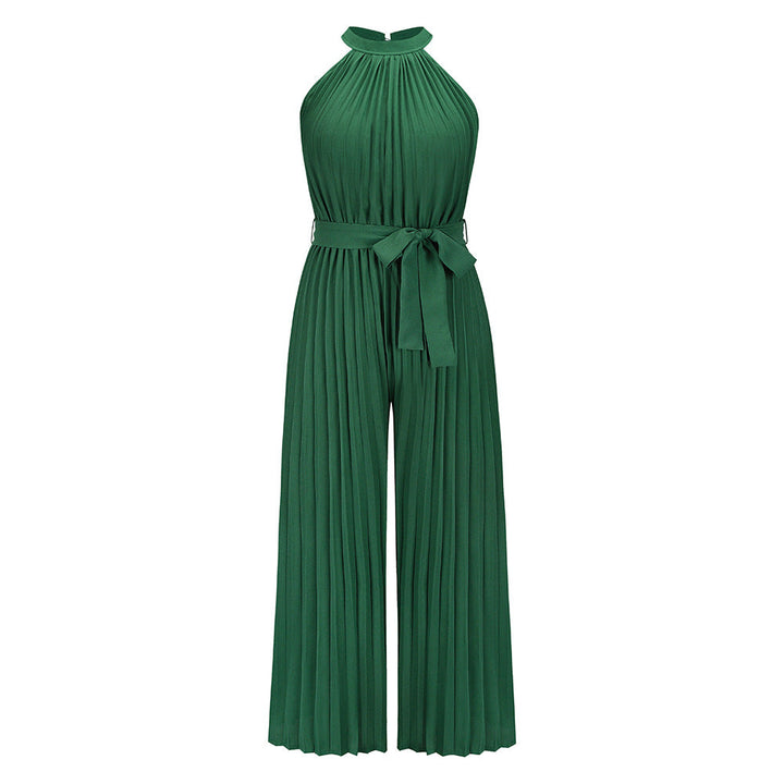 Lucy | Pleated Jumpsuit With Belt