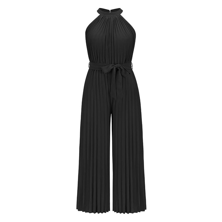 Lucy | Pleated Jumpsuit With Belt