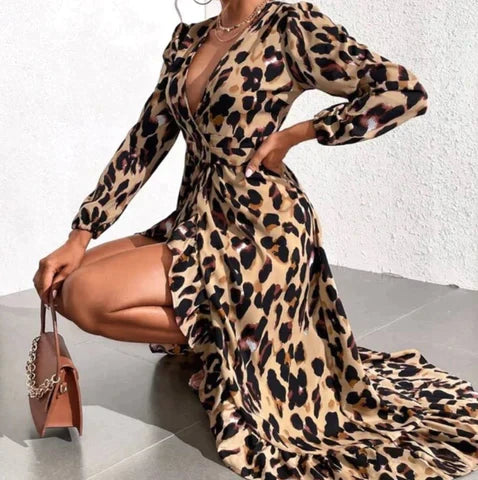 Quinn | Luxe Leopard Dress