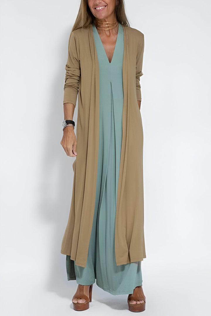 Delilah | Elegant long dress (+ Free Cardigan)