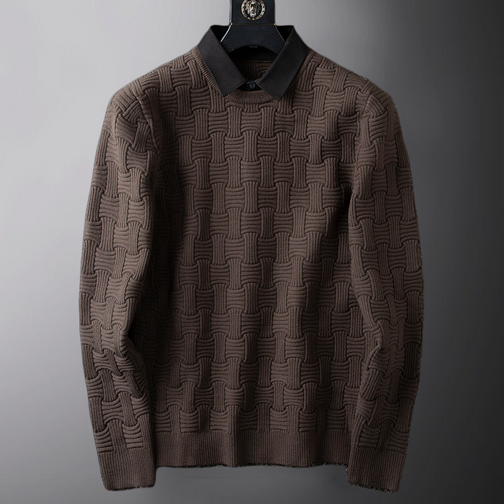 Finn | Elegant Polo Sweater