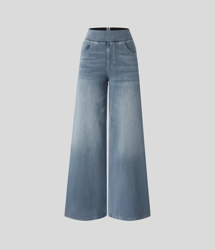 Eva | Elastic High Waist Jeans