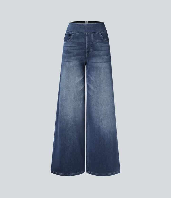 Eva | Elastic High Waist Jeans