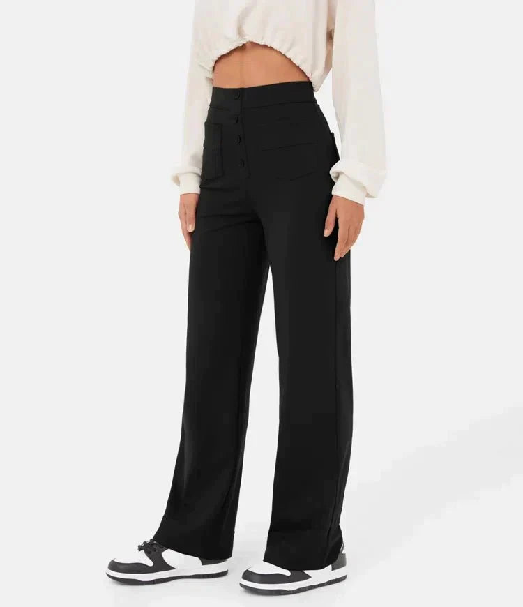 Laura | High-waisted Elastic Casual Pants