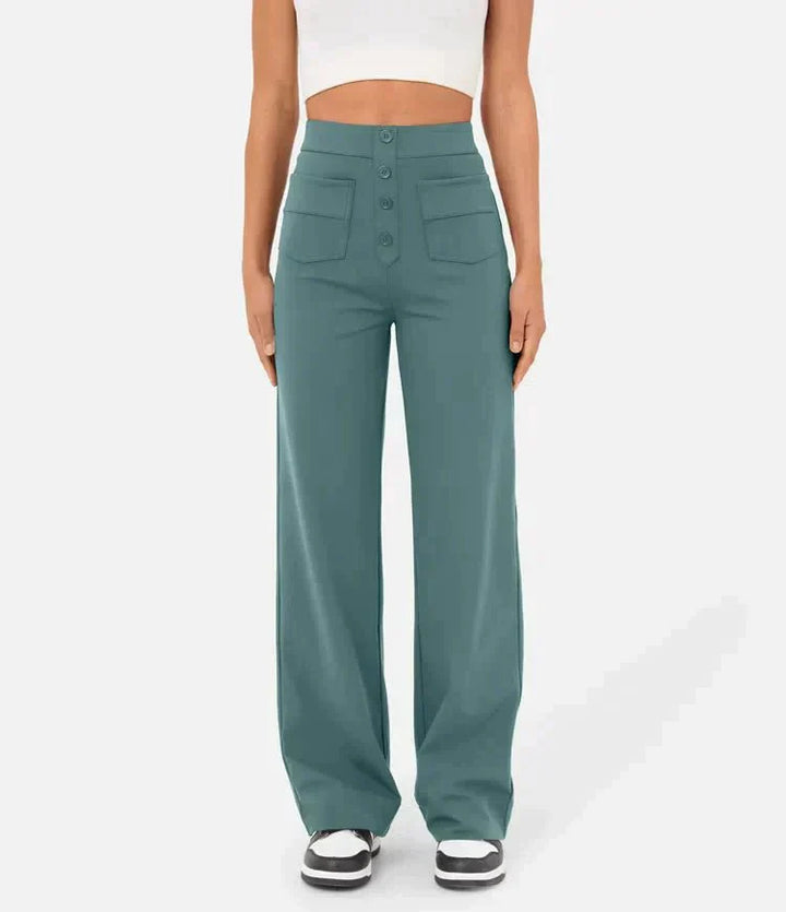 Laura | High-waisted Elastic Casual Pants