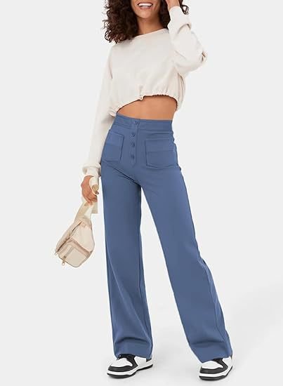 Laura | High-waisted Elastic Casual Pants