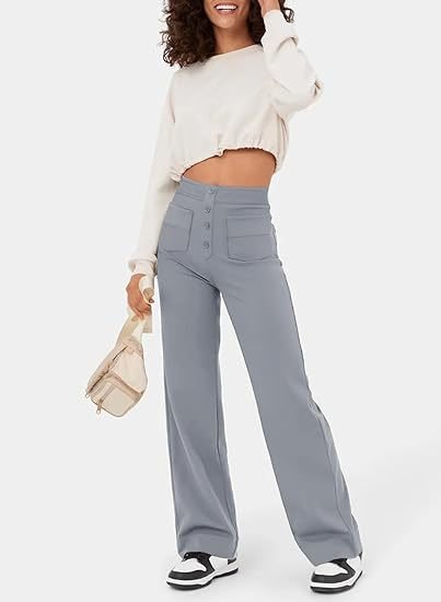 Laura | High-waisted Elastic Casual Pants