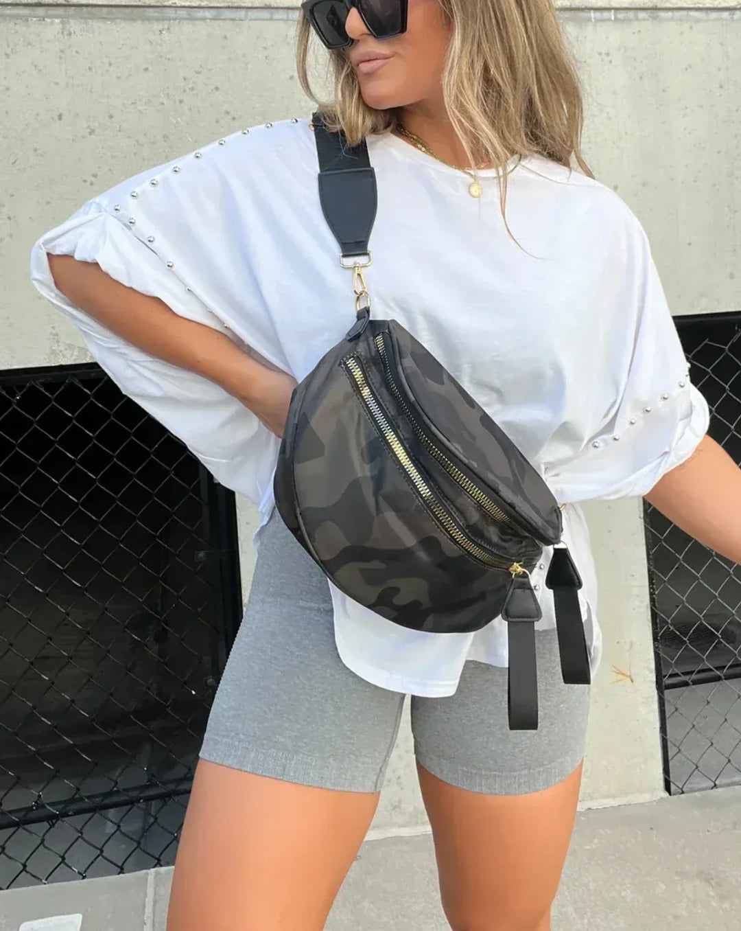 Brianna | Oversized T-Shirt With Studs