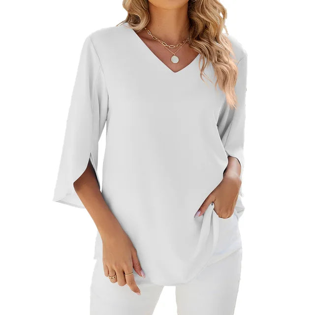 Aaliyah V-Neck Blouse