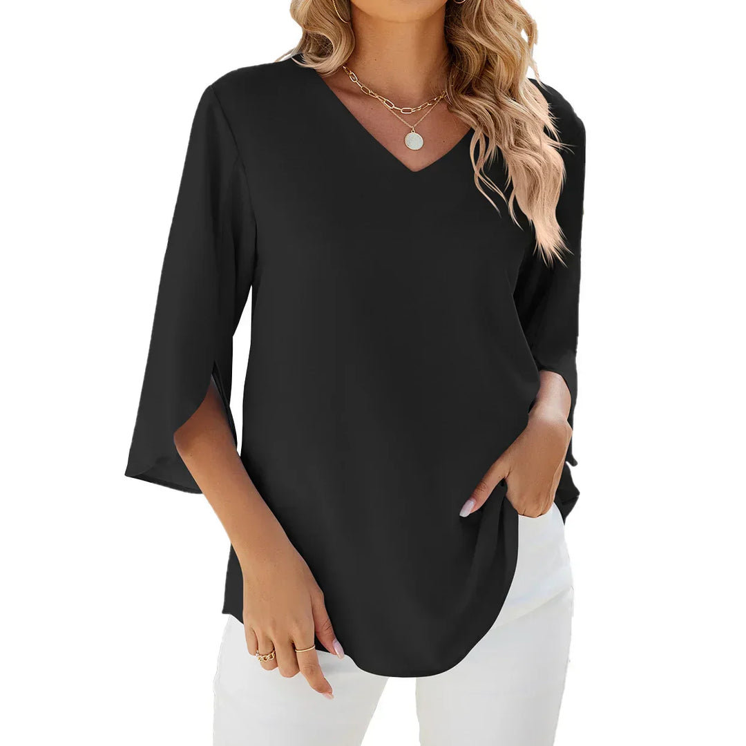 Aaliyah V-Neck Blouse