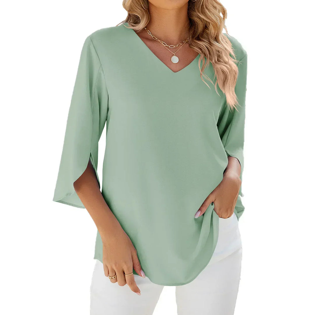 Aaliyah V-Neck Blouse