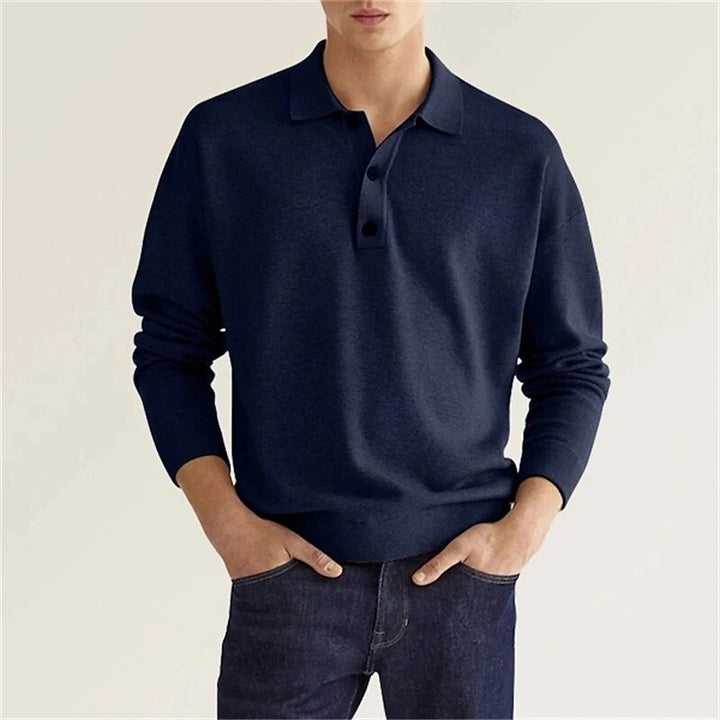 Bradley | Long Sleeved Polo Shirt